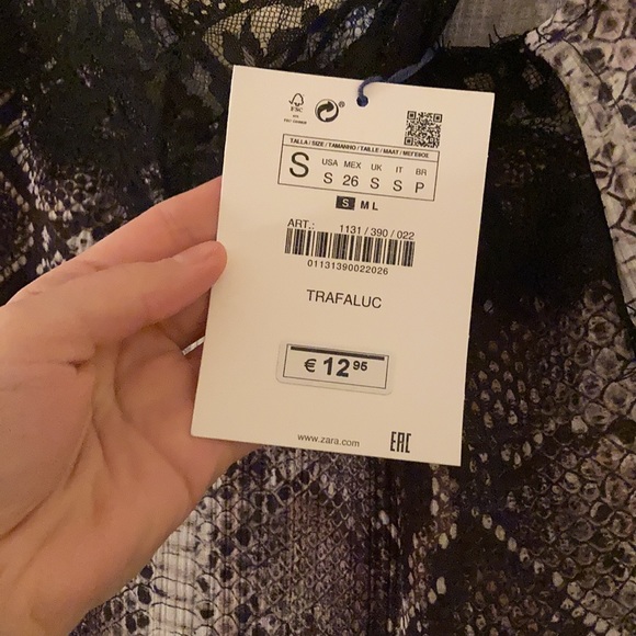 NWT Zara Trafaluc Snake Skin Tank - Picture 3 of 4